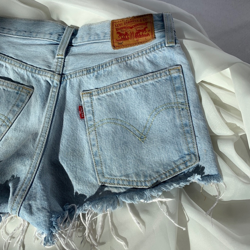 Levi’s 501 Light Wash Jean Shorts